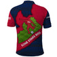 Liberia Lone Stars Rise Football Polo Shirt Map Graphic and National Flag - African Pride