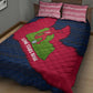 Liberia Lone Stars Rise Football Quilt Bed Set Map Graphic and National Flag - African Pride