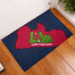 Liberia Lone Stars Rise Football Rubber Doormat Map Graphic and National Flag - African Pride