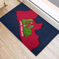 Liberia Lone Stars Rise Football Rubber Doormat Map Graphic and National Flag - African Pride