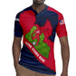 Liberia Lone Stars Rise Football Rugby Jersey Map Graphic and National Flag - African Pride