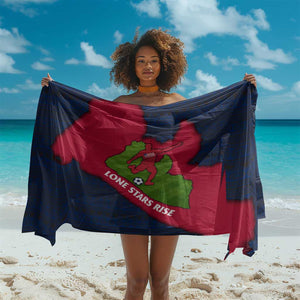 Liberia Lone Stars Rise Football Sarong Map Graphic and National Flag - African Pride