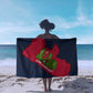 Liberia Lone Stars Rise Football Sarong Map Graphic and National Flag - African Pride