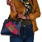 Liberia Lone Stars Rise Football Shoulder Handbag Map Graphic and National Flag - African Pride