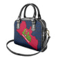 Liberia Lone Stars Rise Football Shoulder Handbag Map Graphic and National Flag - African Pride