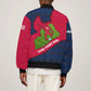 Liberia Lone Stars Rise Football Sleeve Zip Bomber Jacket Map Graphic and National Flag - African Pride