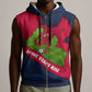 Liberia Lone Stars Rise Football Sleeveless Zip Hoodie Map Graphic and National Flag - African Pride