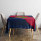 Liberia Lone Stars Rise Football Tablecloth Map Graphic and National Flag - African Pride