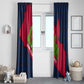 Liberia Lone Stars Rise Football Window Curtain Map Graphic and National Flag - African Pride