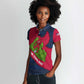 Liberia Lone Stars Rise Football Women Polo Shirt Map Graphic and National Flag - African Pride