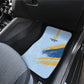 Prince Hall Freemasonry Car Mats Vintage Brush Stroke Masonic Blue Gold Graphic