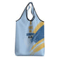 Prince Hall Freemasonry Grocery Bag Vintage Brush Stroke Masonic Blue Gold Graphic