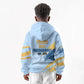 Prince Hall Freemasonry Kid Hoodie Vintage Brush Stroke Masonic Blue Gold Graphic
