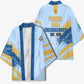 Prince Hall Freemasonry Kimono Vintage Brush Stroke Masonic Blue Gold Graphic