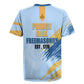 Prince Hall Freemasonry Rugby Jersey Vintage Brush Stroke Masonic Blue Gold Graphic
