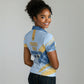Prince Hall Freemasonry Women Polo Shirt Vintage Brush Stroke Masonic Blue Gold Graphic