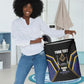Personalized Prince Hall Freemasonry Laundry Basket Royal Blue Gold Masonic Geometric Legacy Graphic
