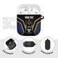 Personalized Prince Hall Freemasonry AirPods Case Royal Blue Gold Masonic Geometric Legacy Graphic