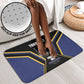 Personalized Prince Hall Freemasonry Bathroom Set Royal Blue Gold Masonic Geometric Legacy Graphic