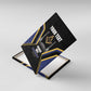 Personalized Prince Hall Freemasonry Canvas Wall Art Royal Blue Gold Masonic Geometric Legacy Graphic