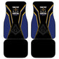 Personalized Prince Hall Freemasonry Car Mats Royal Blue Gold Masonic Geometric Legacy Graphic