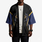 Personalized Prince Hall Freemasonry Kimono Royal Blue Gold Masonic Geometric Legacy Graphic