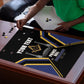 Personalized Prince Hall Freemasonry Puzzle Royal Blue Gold Masonic Geometric Legacy Graphic