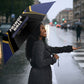 Personalized Prince Hall Freemasonry Umbrella Royal Blue Gold Masonic Geometric Legacy Graphic