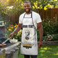 Personalized Prince Hall Freemasonry Apron Masonic Square And Compass Vintage Gold Pillar Illustration