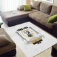 Personalized Prince Hall Freemasonry Area Rug Masonic Square And Compass Vintage Gold Pillar Illustration