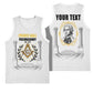 Personalized Prince Hall Freemasonry Basketball Jersey Masonic Square And Compass Vintage Gold Pillar Illustration