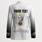 Personalized Prince Hall Freemasonry Blazer Masonic Square And Compass Vintage Gold Pillar Illustration