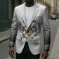 Personalized Prince Hall Freemasonry Blazer Masonic Square And Compass Vintage Gold Pillar Illustration