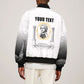 Personalized Prince Hall Freemasonry Bomber Jacket Masonic Square And Compass Vintage Gold Pillar Illustration