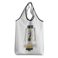 Personalized Prince Hall Freemasonry Grocery Bag Masonic Square And Compass Vintage Gold Pillar Illustration