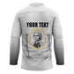 Personalized Prince Hall Freemasonry Hockey Jersey Masonic Square And Compass Vintage Gold Pillar Illustration