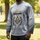 Personalized Prince Hall Freemasonry Hockey Jersey Masonic Square And Compass Vintage Gold Pillar Illustration