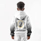 Personalized Prince Hall Freemasonry Kid Hoodie Masonic Square And Compass Vintage Gold Pillar Illustration