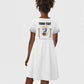 Personalized Prince Hall Freemasonry Kid Short Sleeve Dress Masonic Square And Compass Vintage Gold Pillar Illustration