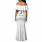 Personalized Prince Hall Freemasonry Mermaid Dress Masonic Square And Compass Vintage Gold Pillar Illustration