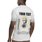 Personalized Prince Hall Freemasonry Rugby Jersey Masonic Square And Compass Vintage Gold Pillar Illustration