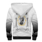 Personalized Prince Hall Freemasonry Sherpa Hoodie Masonic Square And Compass Vintage Gold Pillar Illustration