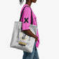 Personalized Prince Hall Freemasonry Tote Bag Masonic Square And Compass Vintage Gold Pillar Illustration