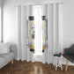 Personalized Prince Hall Freemasonry Window Curtain Masonic Square And Compass Vintage Gold Pillar Illustration