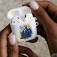 Prince Hall Freemasonry AirPods Case Square And Compass Letter G Watercolor Portrait Art
