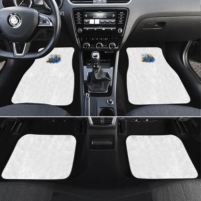Prince Hall Freemasonry Car Mats Square And Compass Letter G Watercolor Portrait Art