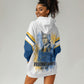 Prince Hall Freemasonry Hoodie Dress Square And Compass Letter G Watercolor Portrait Art