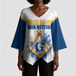 Prince Hall Freemasonry Kimono Sleeve Blouse Square And Compass Letter G Watercolor Portrait Art