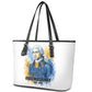 Prince Hall Freemasonry Leather Tote Bag Square And Compass Letter G Watercolor Portrait Art