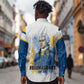 Prince Hall Freemasonry Long Sleeve Button Shirt Square And Compass Letter G Watercolor Portrait Art